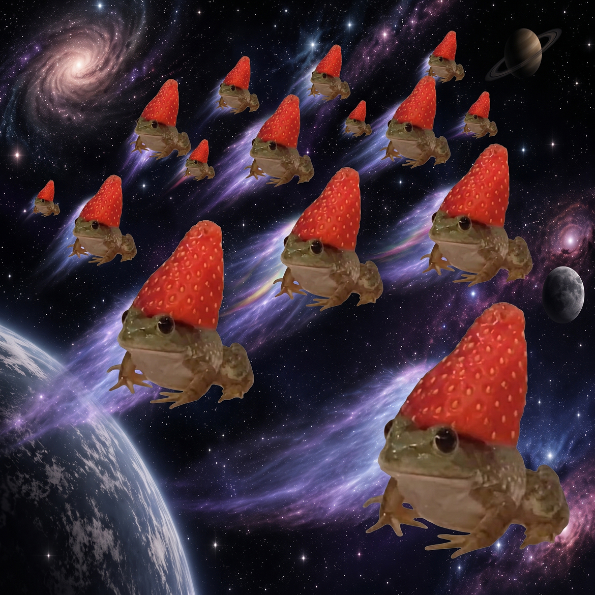 Toadberries flying through space
